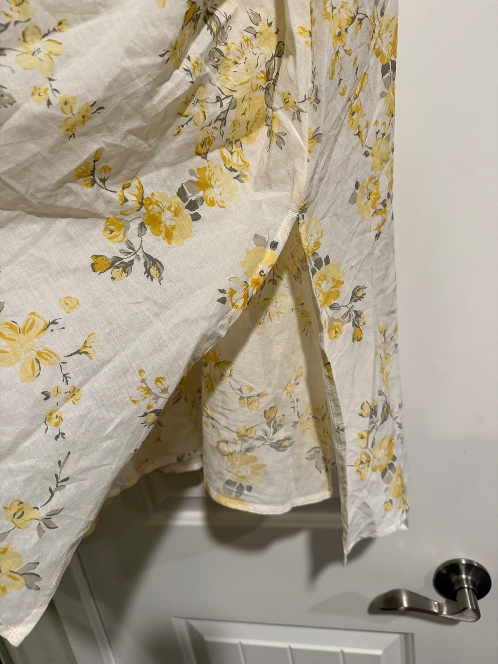 a new day Yellow Floral A-Line Maxi Skirt - Picture 4 of 9